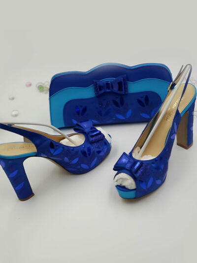 Blue Classic Court Heels